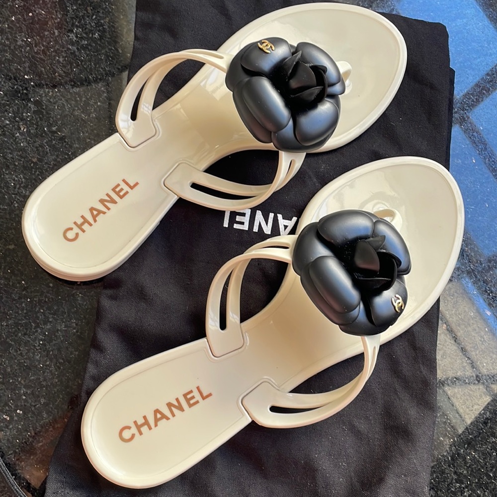 Chanel Camelia Sandals
